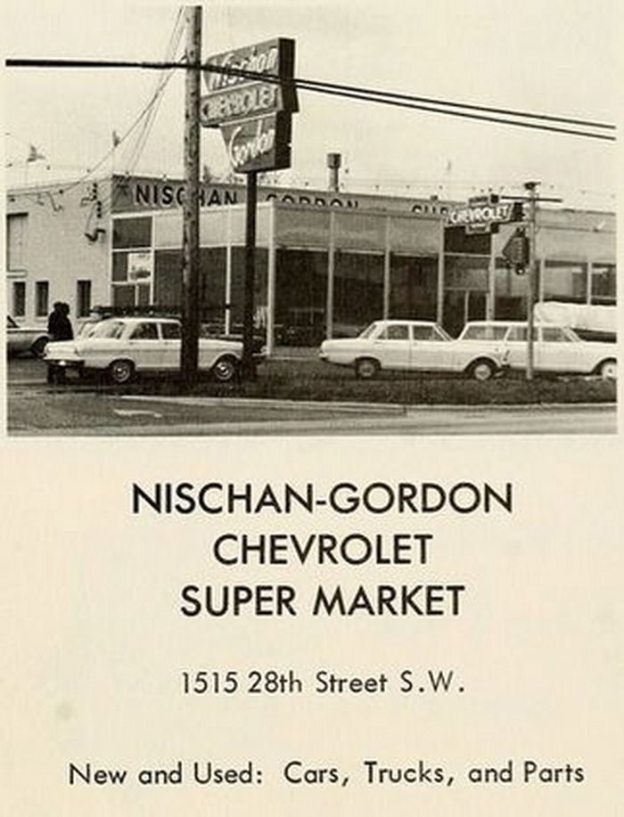 Nischan Gordon Chevrolet - Wyoming Park High School Yearbook 1965